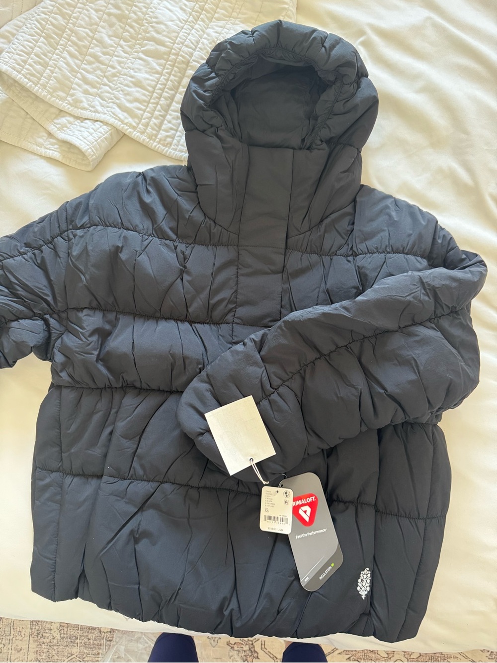 Fp Movement Polly Puffer Pullover Black